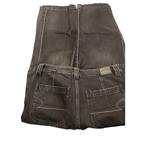 American Eagle Comfort Stretch Waistband Sz 10 Black Wash Jeans - Picture 9 of 11